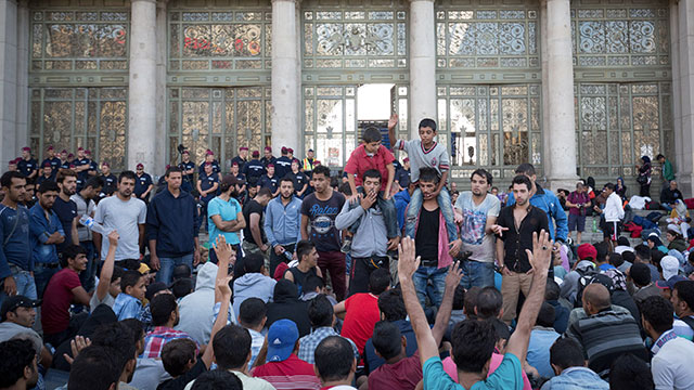 Catholics process in Washington, head to Congress in solidarity with migrants